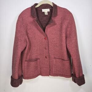 Doncaster Women's Pink Wool Jacket. Size Small